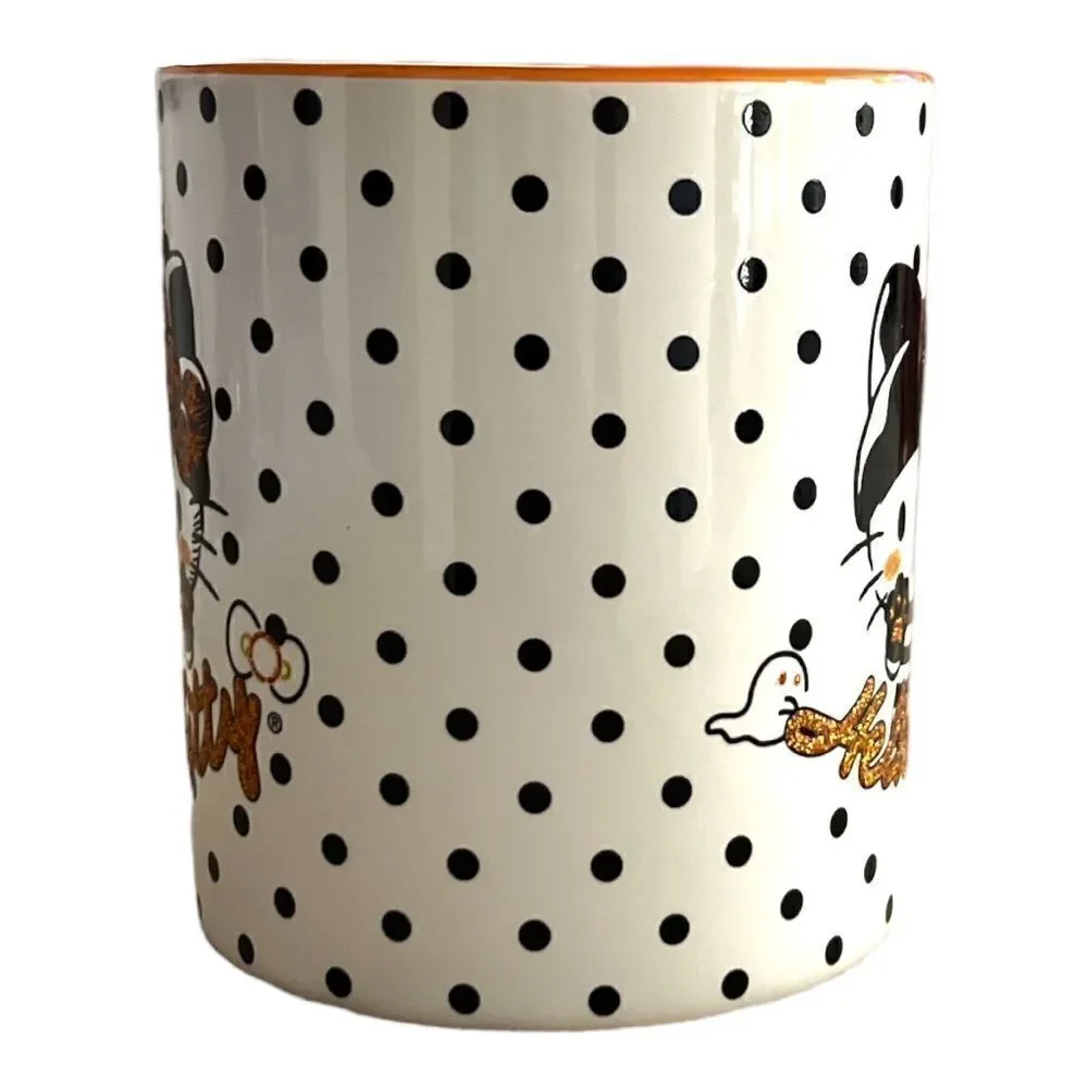 Sanrio Hello Kitty Halloween Polka Dot Glitter 20oz Mug